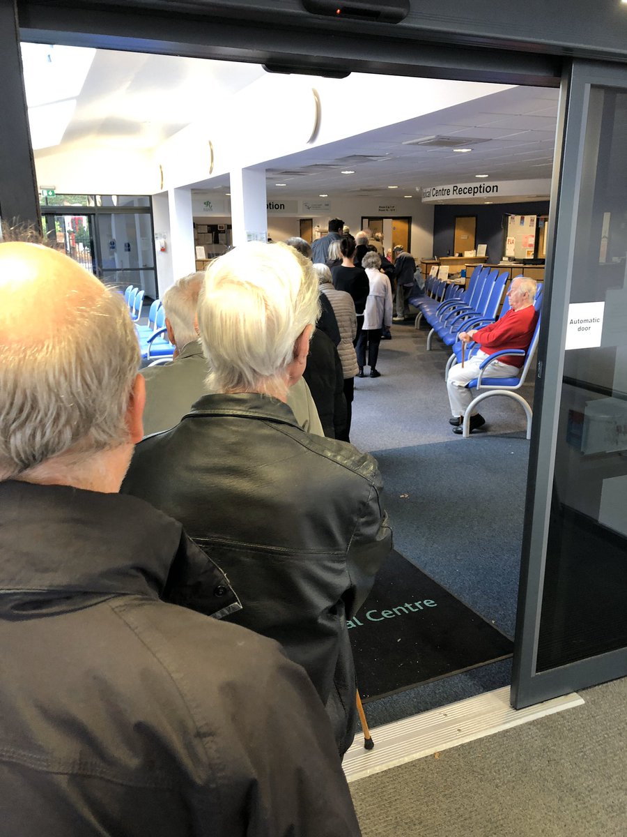 Accomplice1st's tweet photo. Our great @NHS and ‘perfect’  #pathway experience: flu-jab snake cleared in less than 10 mins with staff and #patientparticipation rep as fabulous guides to cheer and prepare you on route. @NHSImprovement @NottsCC https://t.co/dD8R5AHh8k