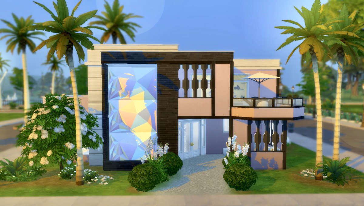 New modernbuilding 🏠 

You can also download this building from the gallery 😊
My EA-ID is Cocovannilla or search #cocovannilla

#sims4  #sims4build #ShowUsYourBuilds @TheSims #TheSims4