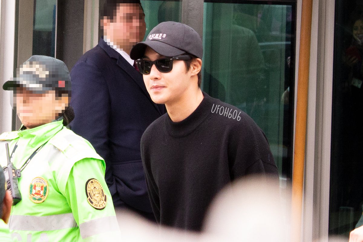 Ufoh606 S Tweet 191019 Kim Hyun Joong Arriving Jorge Chavez