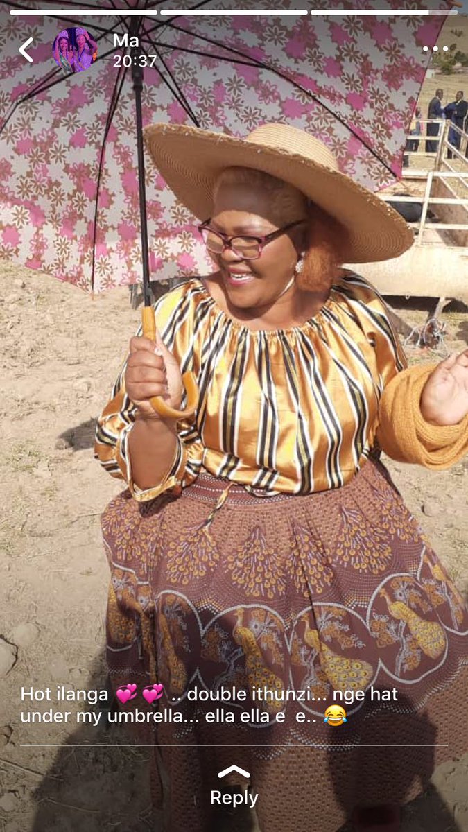 My mother’s captions ziyazindixaka by the day 🤦🏾‍♀️