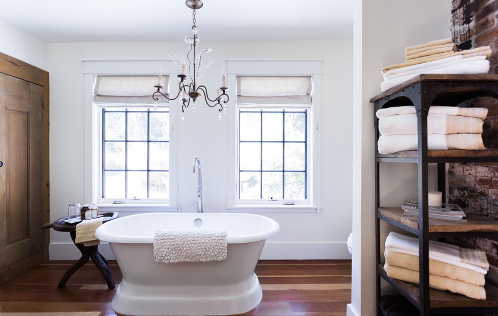 Soaking up Saturday in our Modern Rustic Farmhouse