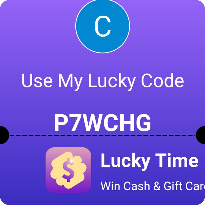🎉🎉🎉 Use my Invite Code &lsquo;P7WCHG&rsquo; to free to get many gitfs in Lucky Time App. https://t.co/oerm64R4Ab