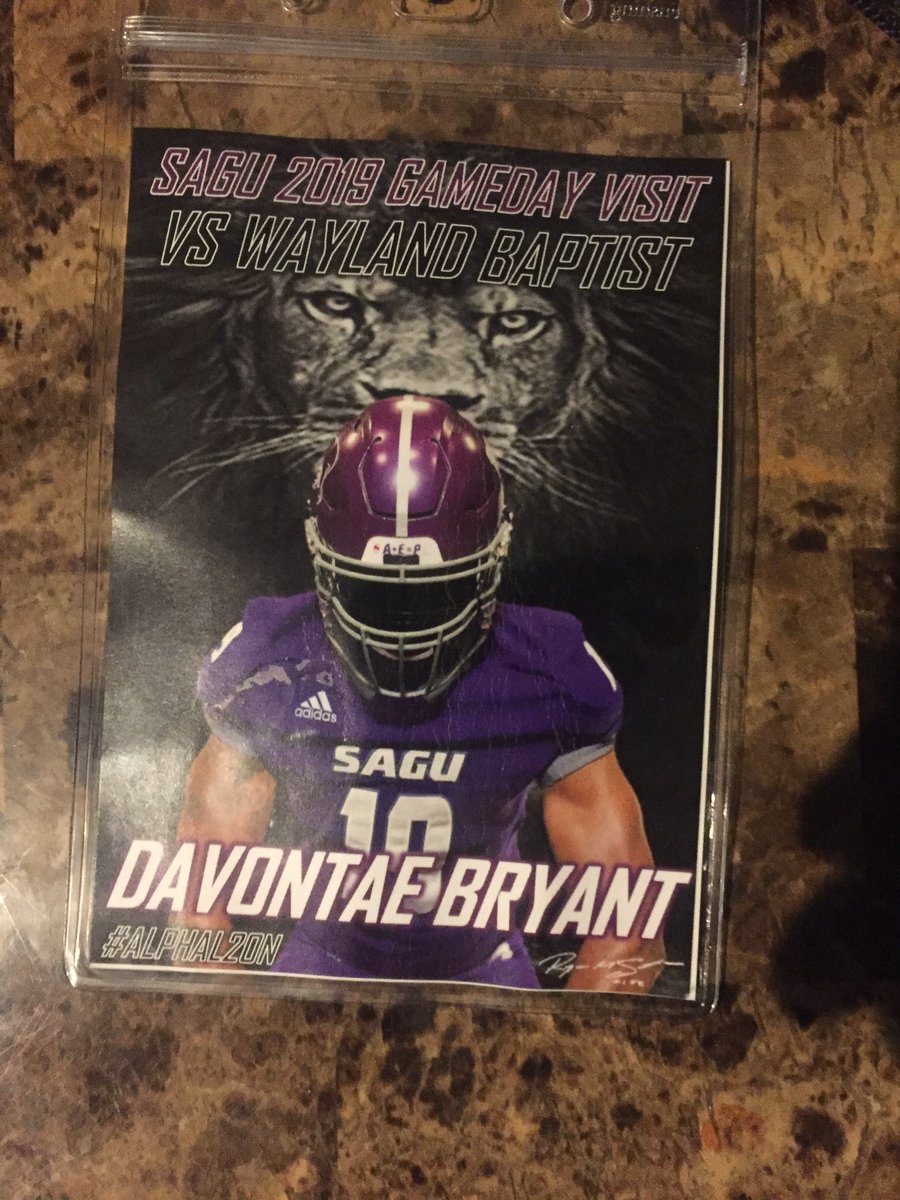 Davontae_22's tweet photo. @SAGUfootball Thanks For Having Me Had A Great Time On Campus!! https://t.co/8bZadIDEp7