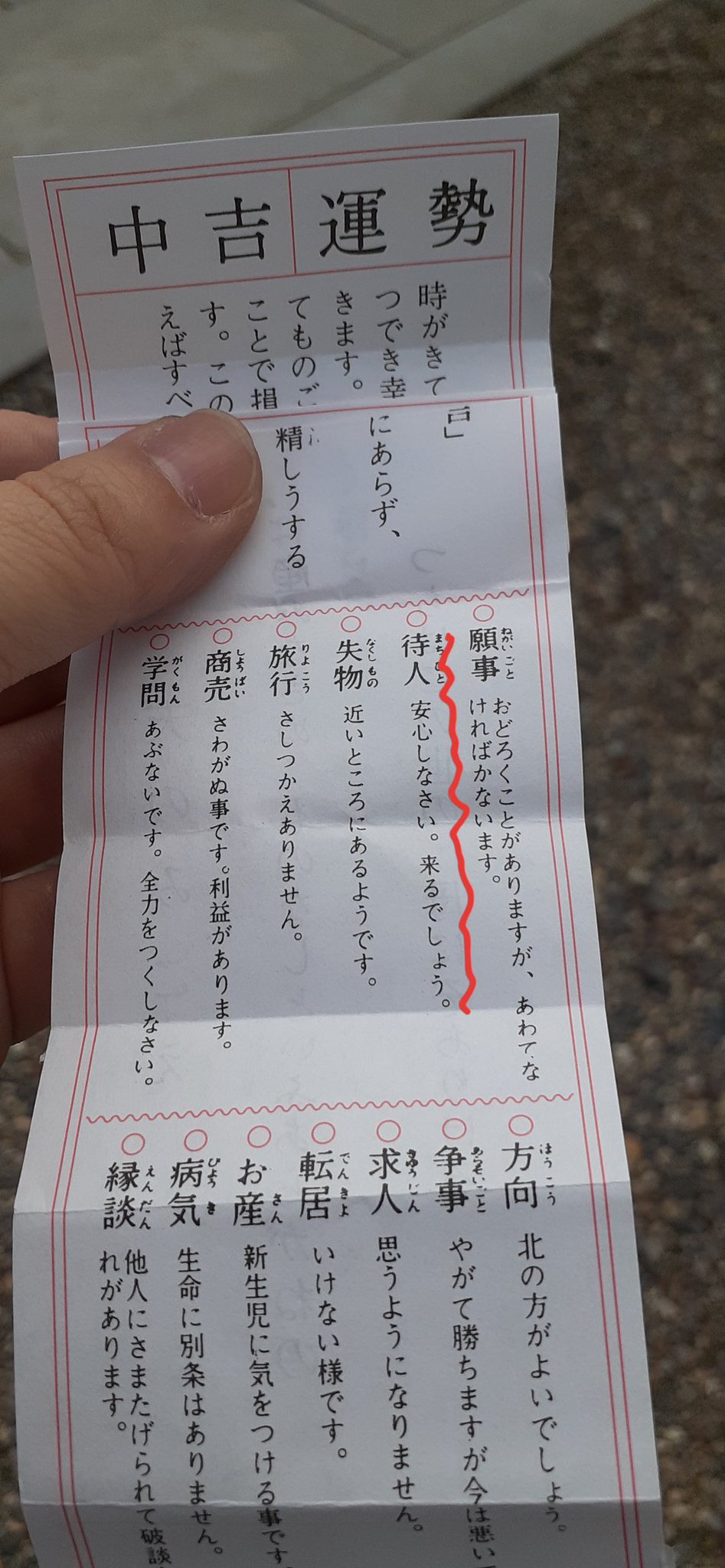 おみくじの内容 言葉の意味 読み方を項目別に解説 セレスティア358