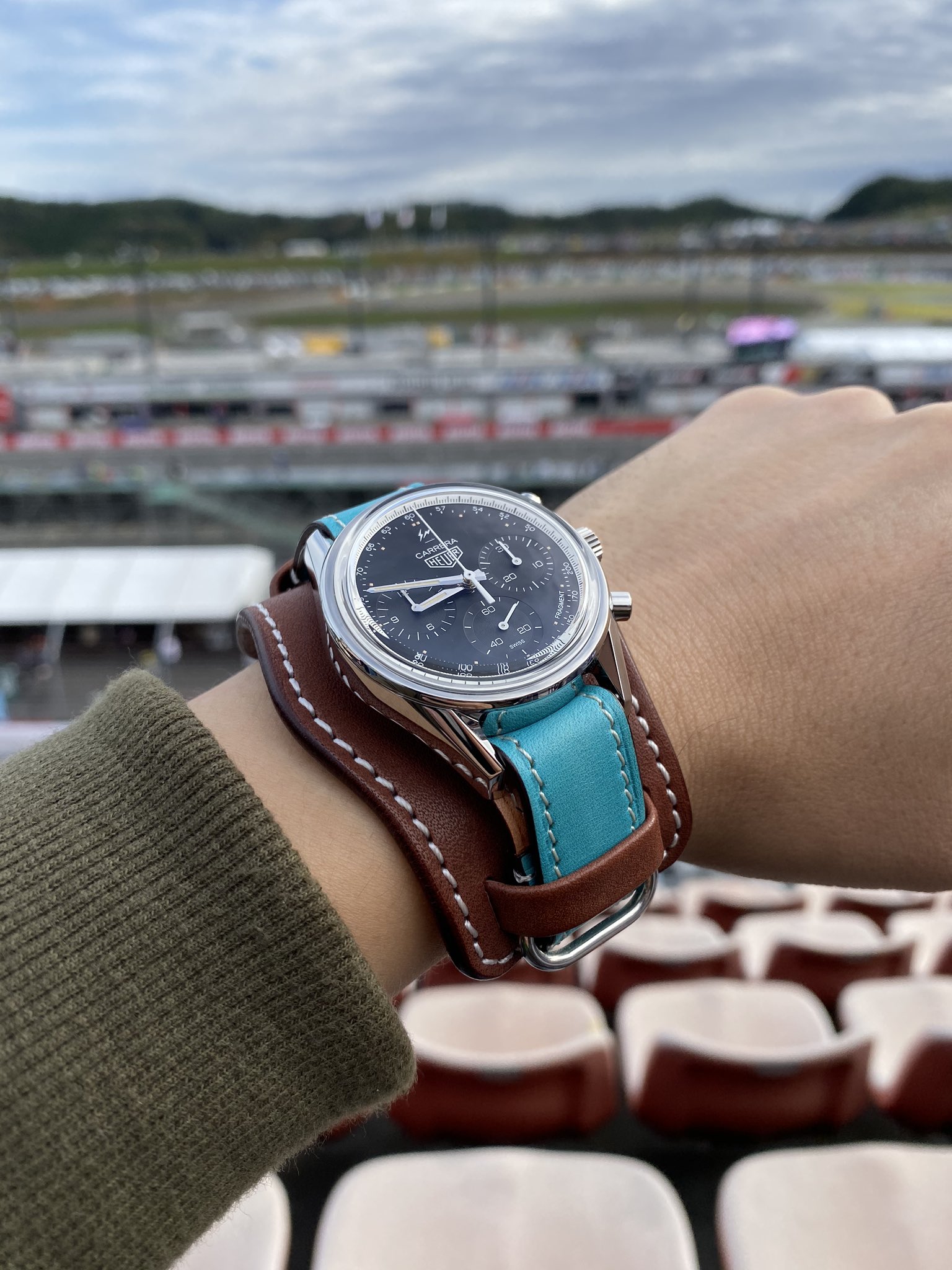 Munigarage Yasu Today S Moto Gp Japanese Gp Day With heuer Carrera Motogp モトgp日本gp heuer heuercarrera Fragmentdesign 時計ベルト ハンドメイドストラップ Handmadestrap T Co Fuu0atla0v Twitter