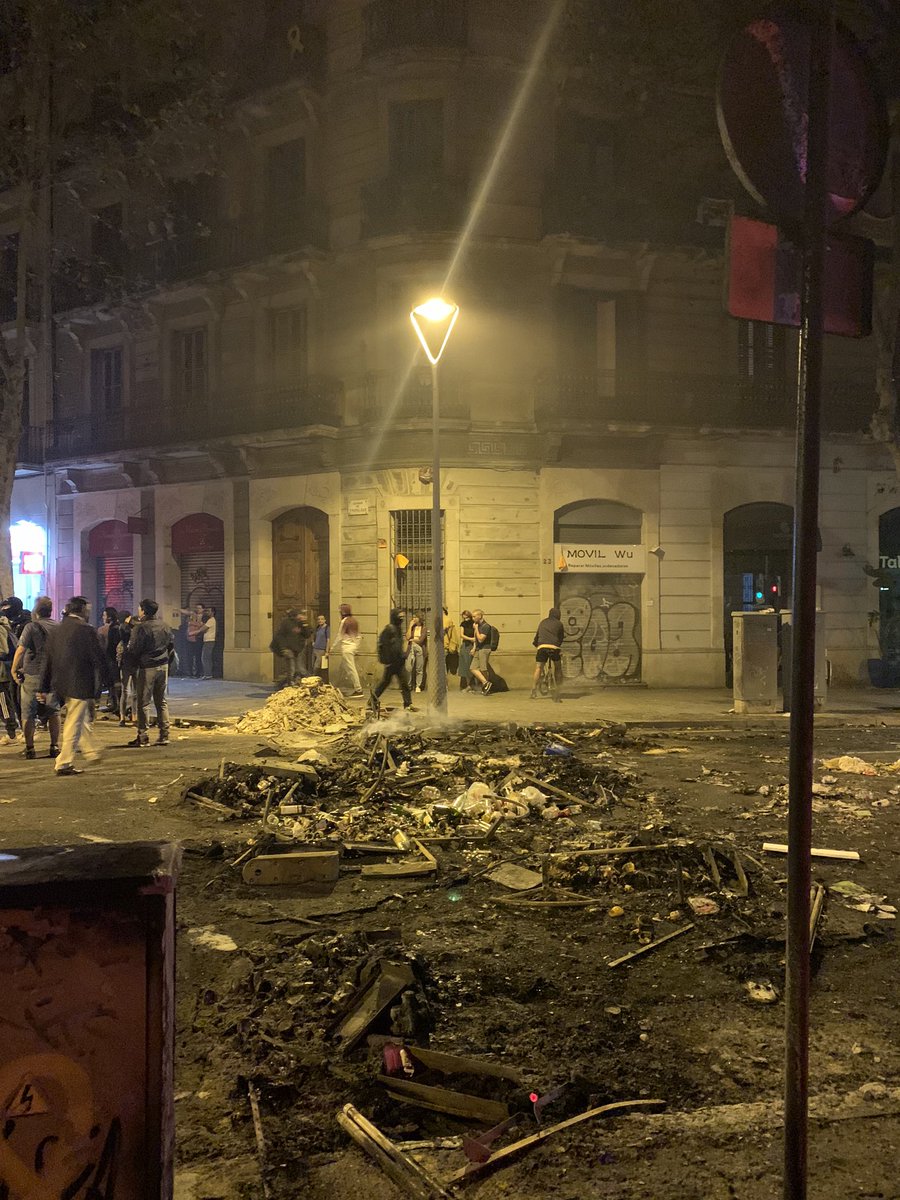 バルセロナの現状を日本のニュースで取り上げられないのは本当に悲しい。

本当に悲惨な状況です。街中の至る所で炎が舞い上がり市民と警察の物の投げ合い騒ぎは普通。小さな戦争が起きているかの様です。交通機関もストップし、子供達は学校にさえ行けない。大好きなこの街がこうなるのは本当に悲しい