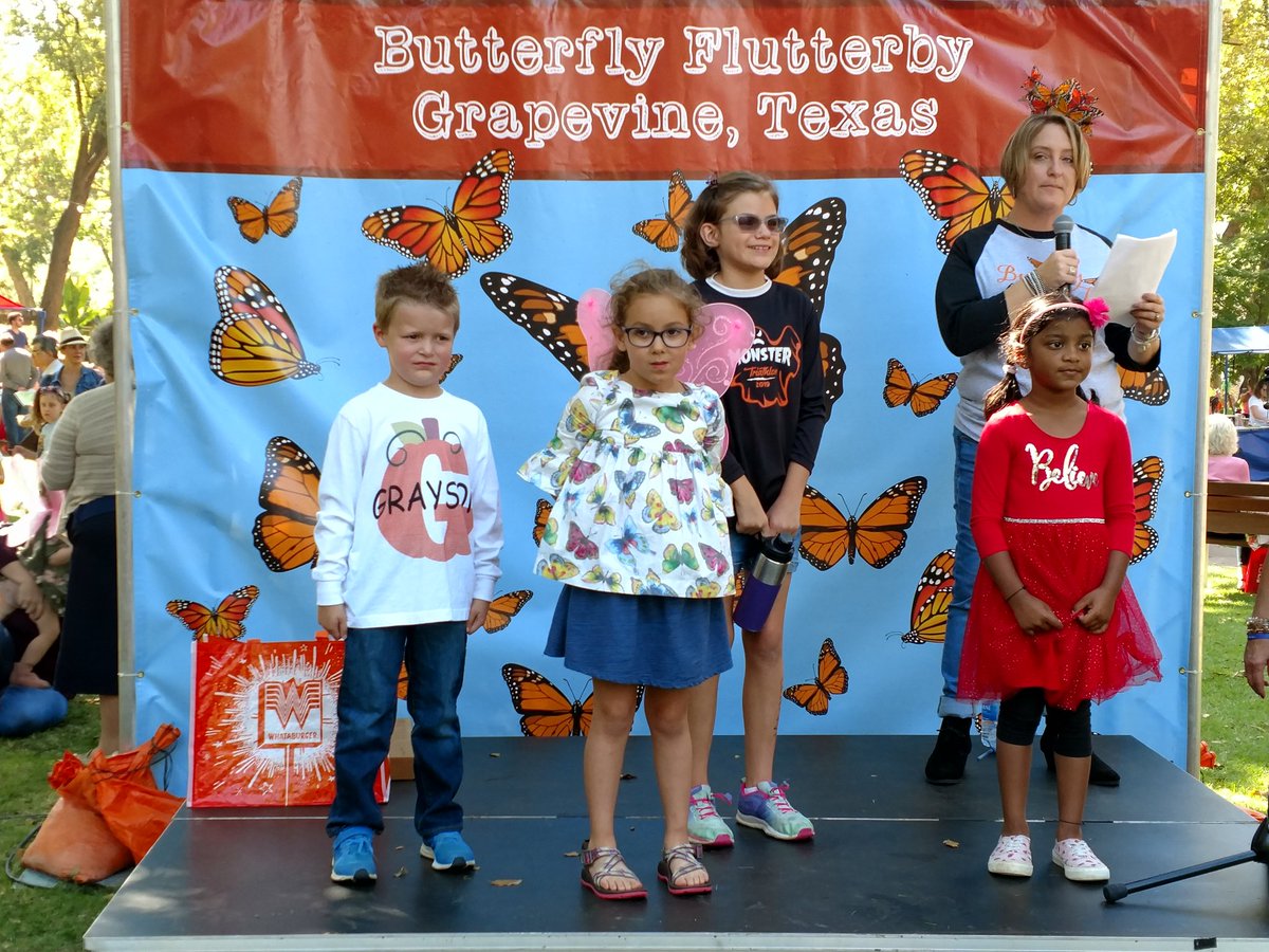 BellasArtesSLE's tweet photo. Proud of all who participated in & attended the 2019 Butterfly Flutterby Grapevine Botanical Garden. This year's SLE winners were 1st plc Jayleigh Bell, 2nd plc Ariana Linares, 3rd plc Ellie Marks, Honorable Mention Paityn Oxford #SLEXD #SLESpecials #SLEButterflyFlutterby https://t.co/hFv4jNwkue