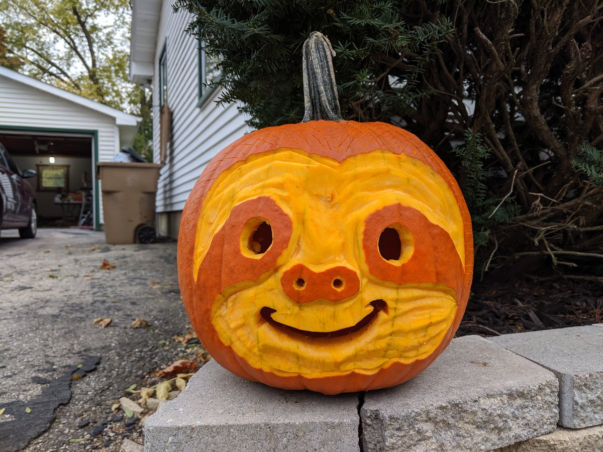 Sloth Pumpkin Stencil sloth-pumpkin-stencil