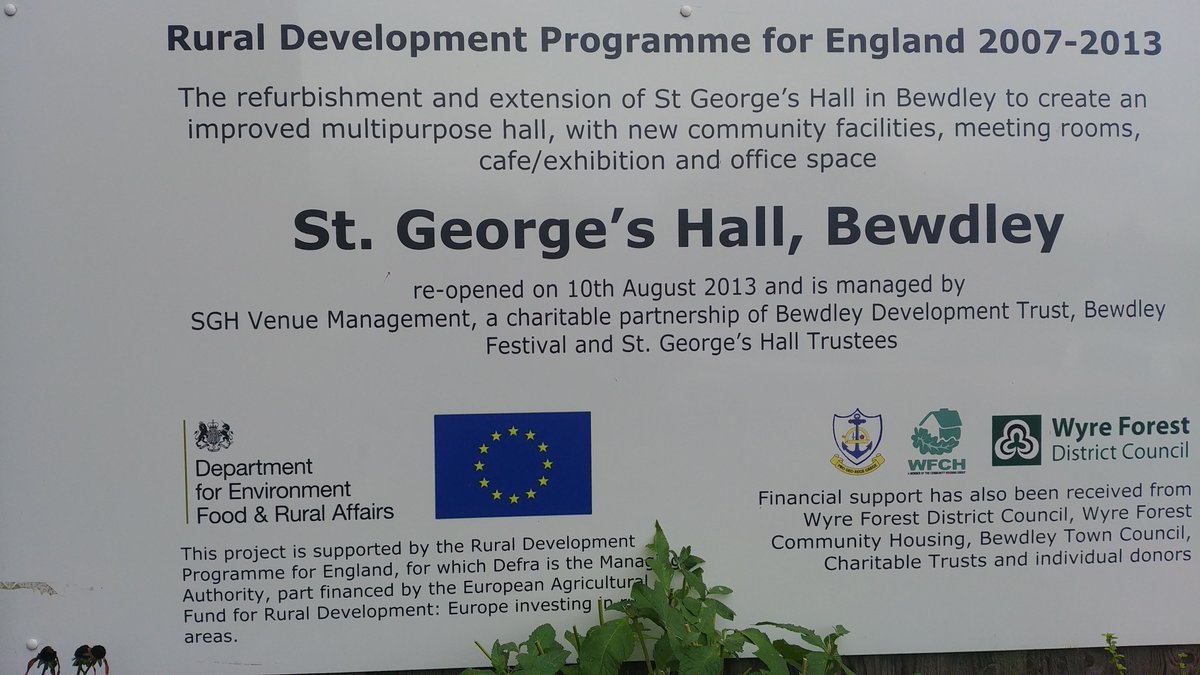 St. George's Hall, Bewdley — picture of an EU-supported project from a myeu.uk user! buff.ly/35G9Yxy