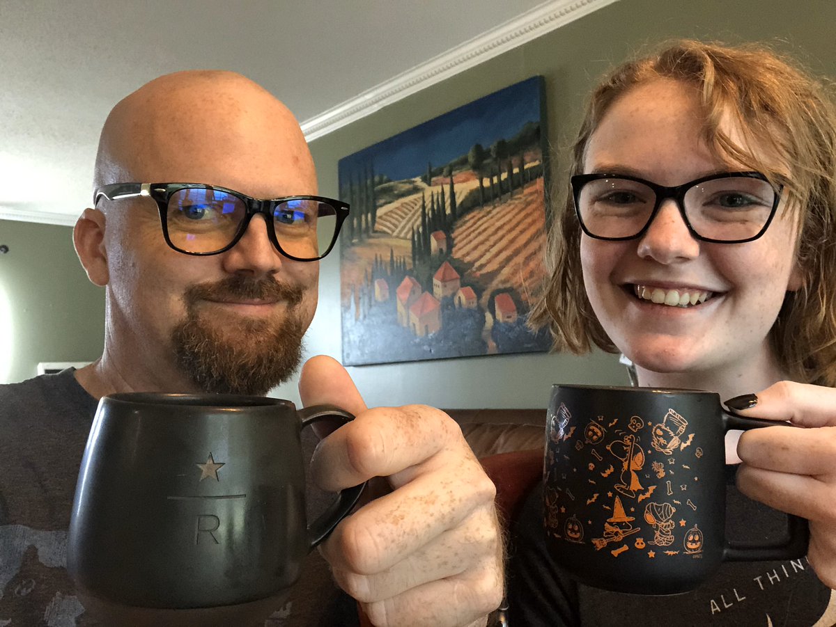 infosecdad's tweet image. I have different 1-1 activities I do with each of my kids. Right now is coffee and writing time with my oldest (@glasauthor) Words can’t express how proud of her I am.