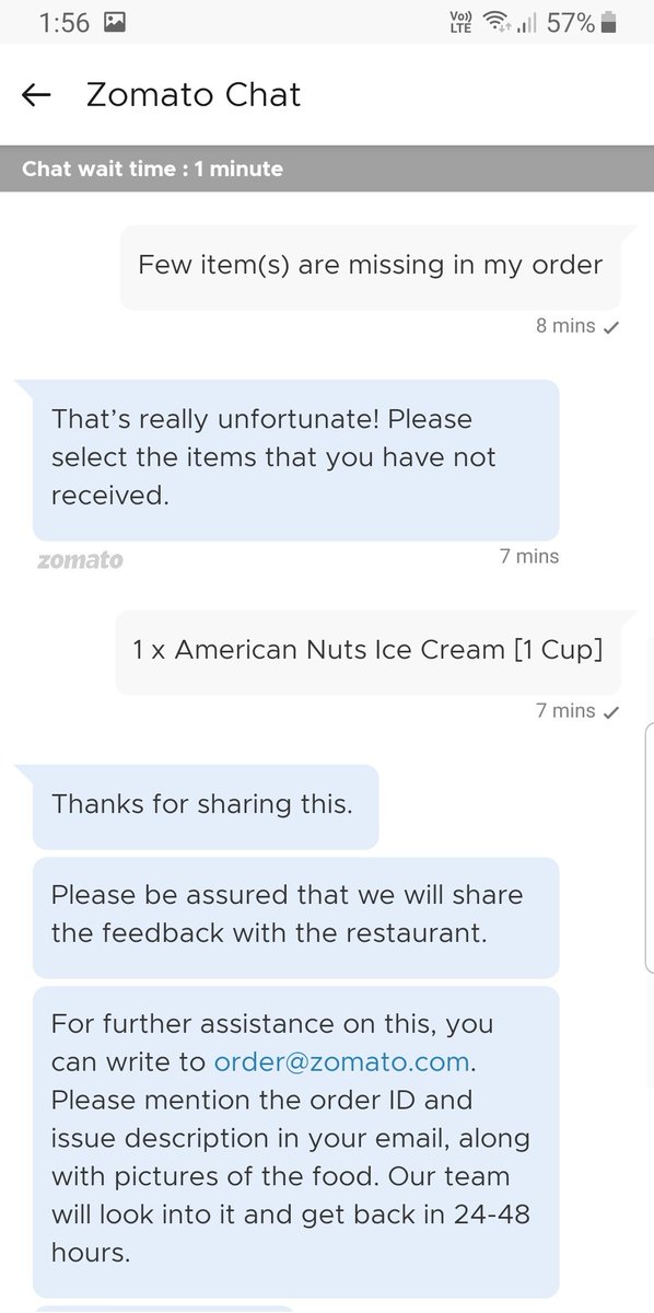 getllaid's tweet image. This is why I prefer @swiggy_in over @ZomatoIN. You need to get your shit right.