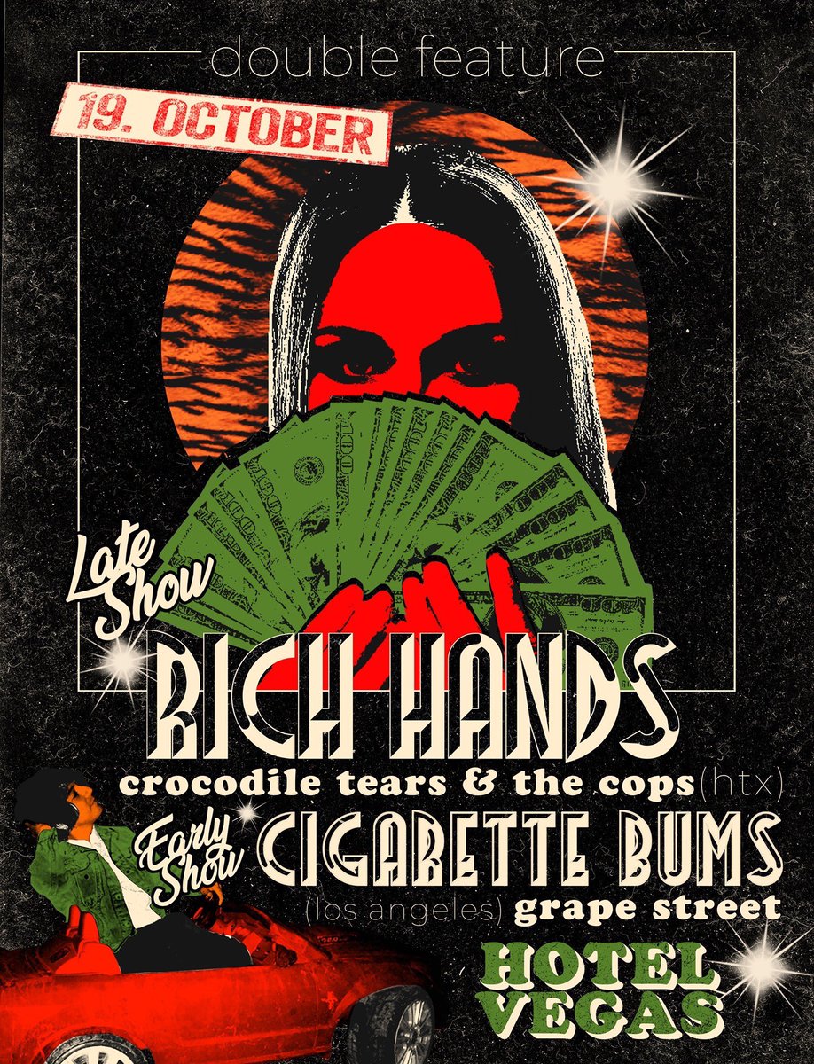 We’re on at 12:45am <a href="/HotelVegasATX/">HOTEL VEGAS</a>