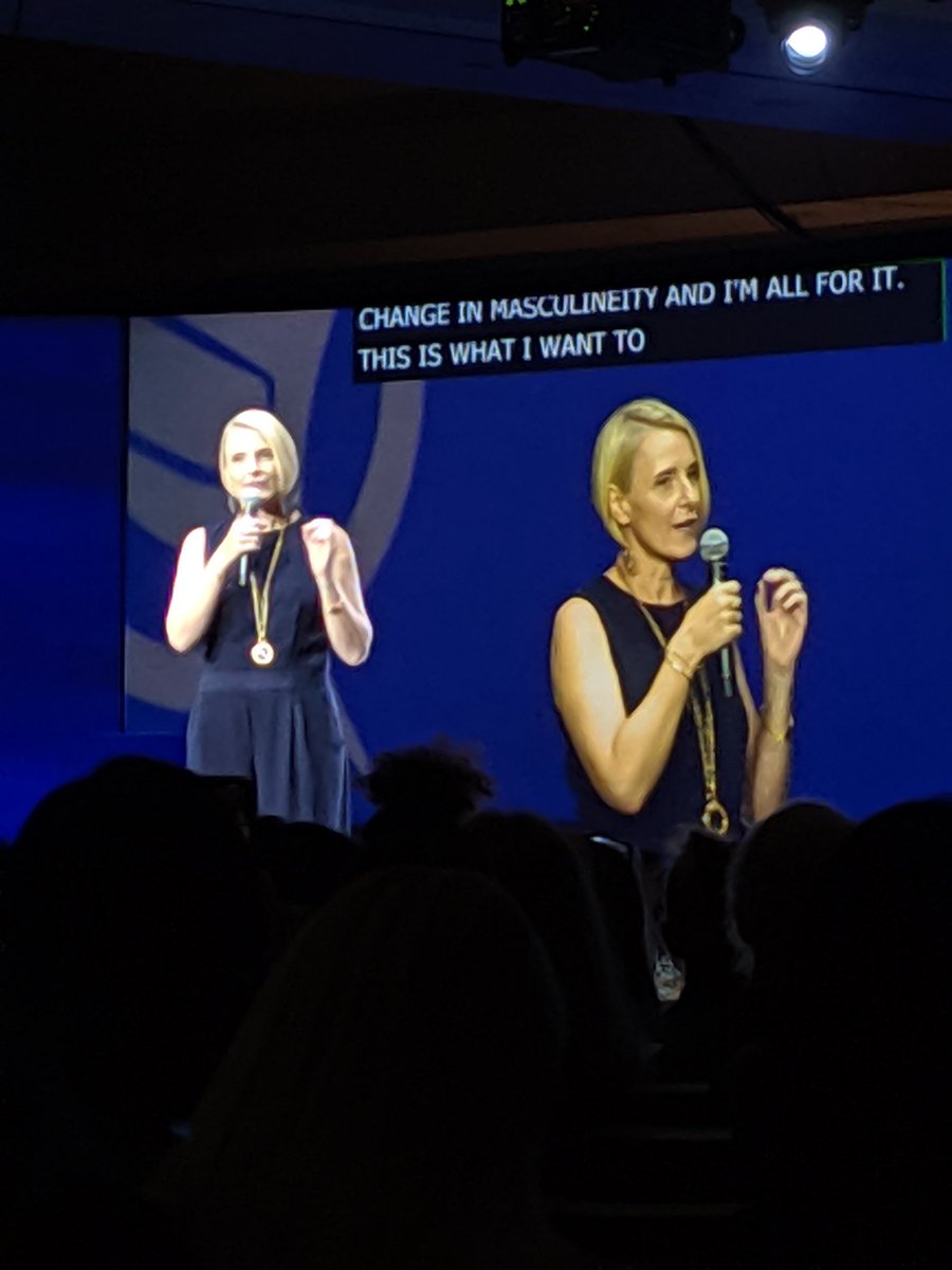 'Men need to learn to say 'I care.'
Women need to learn to say 'I don't care.''
From @GilbertLiz at #archangelsummit at the @WestinToronto