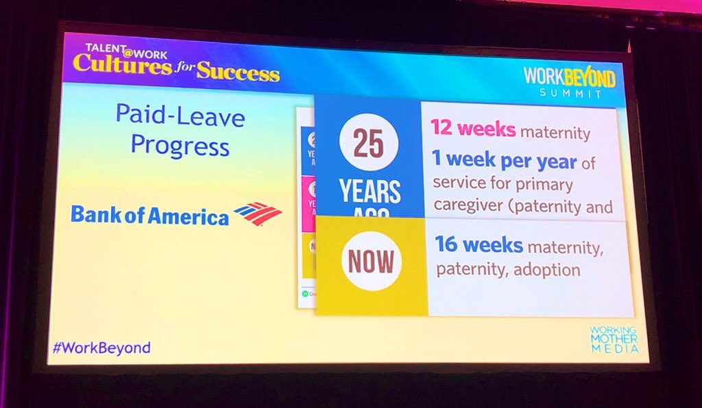 W_O_D_I_O_S's tweet photo. On Thursday, I attended the #WorkBeyond summit - by @_workingmother_   I was ecstatic to represent BofA as the 2019 #workingmother of the year. Started the day with a complimentary headshot &amp; heard facts about the bank’s paid leave progression! #WM100Best https://t.co/UbNR93k5Wj