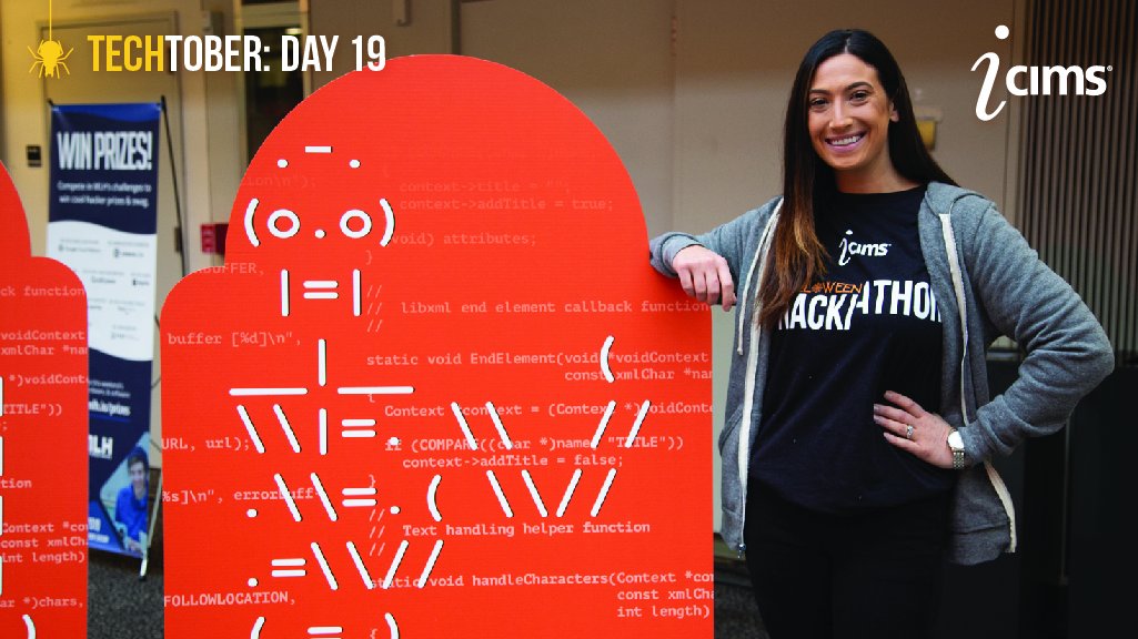 iCIMS's tweet photo. Did you know Bell Works (formerly Bell Labs) was the birthplace for commercial Cellular Network and the modern-day Digital Cell Phone? Last, we hosted a Hackathon to honor and celebrate the innovation that took place in our historic home. #31DaysofTechtober #iNSIDEiCIMS https://t.co/mnOJD415RI