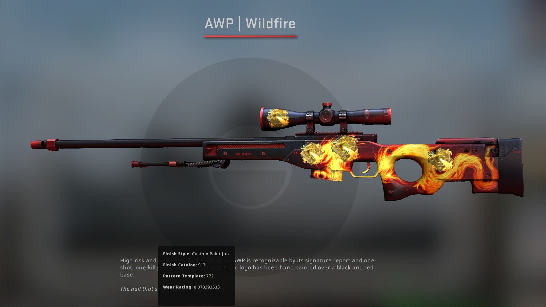 Awp wildfire stattrak фото 57