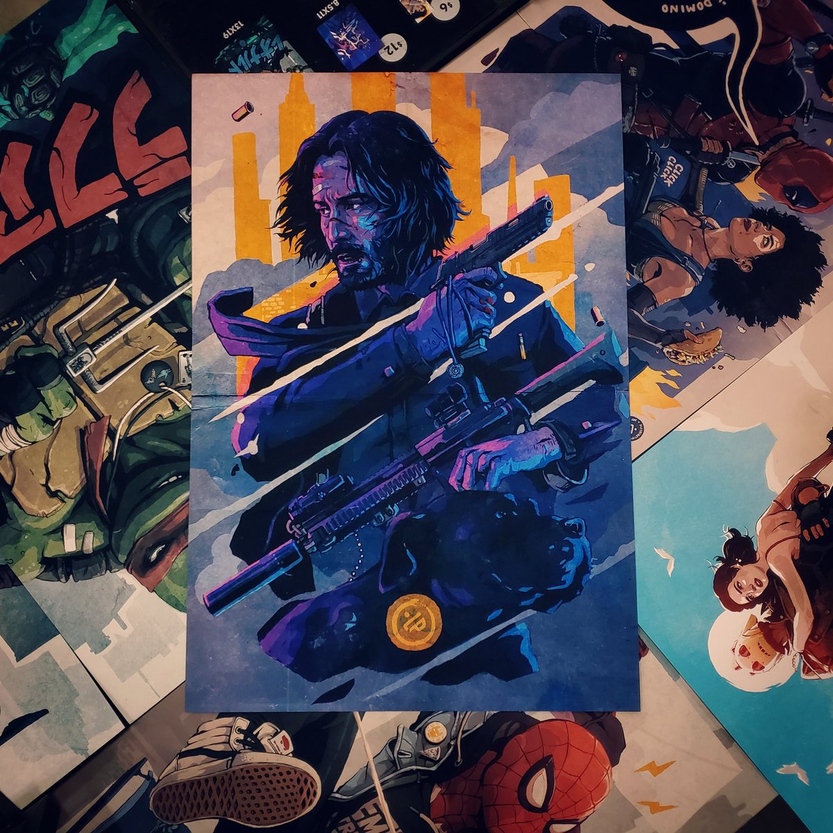 ARTofLOGANPACK's tweet photo. John Wick, excommunicado...
Set up at the Irving Convention Center once again for my sixth year in a row of @fanexpodallas FanDays. Booth A46
#johnwick #keanu #keanureeves #keanureevesart #johnwickart #johnwickdog #gunslotsofguns #excommunicado #parabellum #loganpack https://t.co/54kZ3ZBTYG