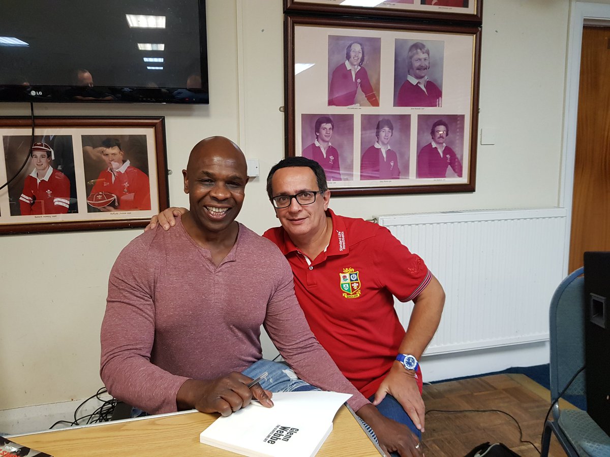Looking forward to our own special evening with <a href="/bridgendravens/">Bridgend Ravens</a> legend <a href="/glennwebbe/">Glenn Webbe</a> <a href="/No11CafeBar1/">No 11 Cafe Bar</a> this weds.
Books signings from 6.30pm-7.30pm followed by a buffet and special guests!💙