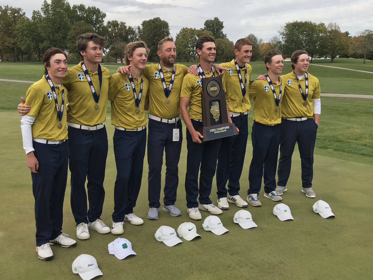 hoijim's tweet photo. The best 2A Boys Golf Team all year is now the Illinois State Champ!  Congrats to Peoria Notre Dame https://t.co/Vg5DrW0zRw