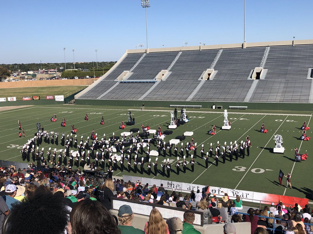 Congrats to <a href="/riderband/">S. H. Rider HS Band</a> for a 1 at UIL Region marching contest today! Hard working kids and directors! Good luck at the area round! <a href="/WFISDFineArts/">WFISD Fine Arts</a> <a href="/WFISDschools/">Wichita Falls ISD</a>