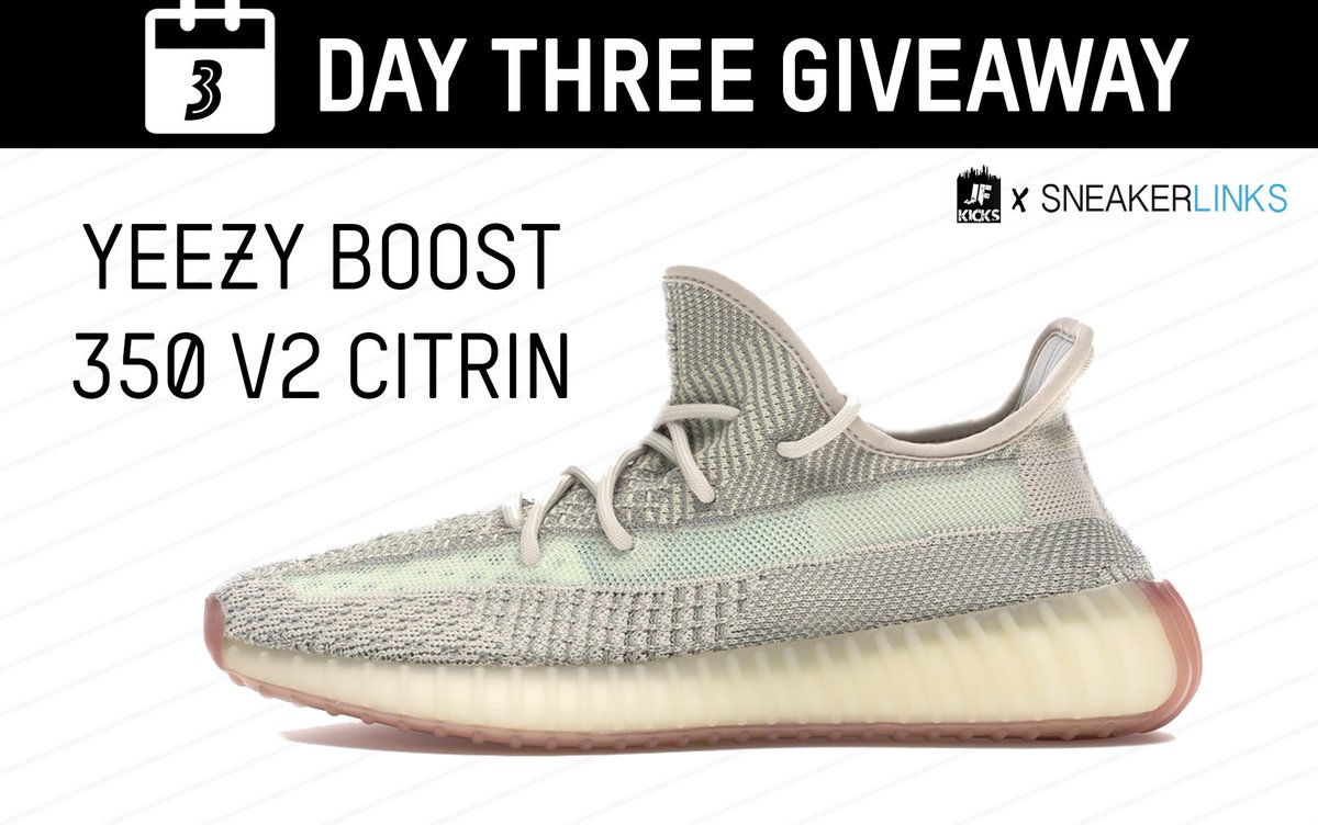 GIVEAWAY Yeezy Boost 350 V2 'Citrin 