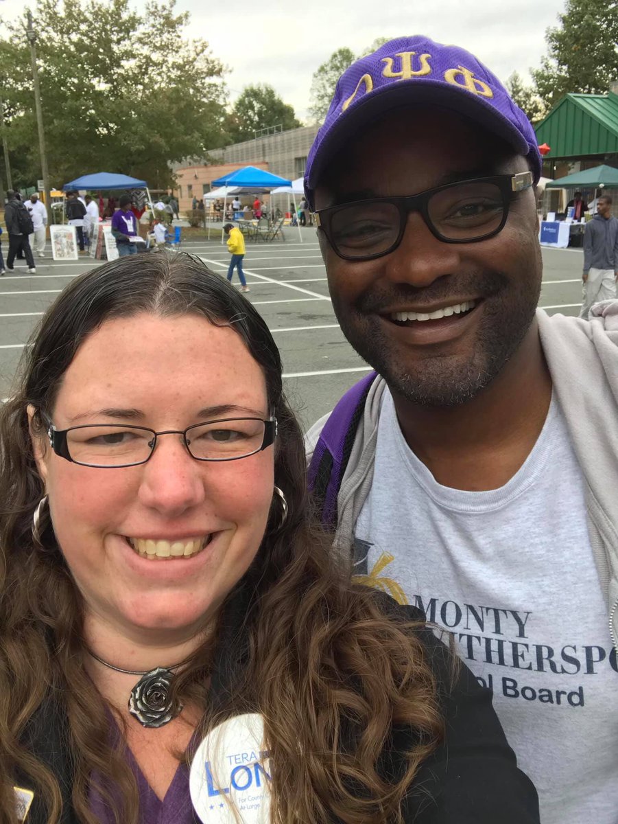 4StudentsCLT's tweet photo. A few pics from today at the Hidden Valley Festival and Parade 🔥 Don’t forget that early voting has started and you can go vote for Dr. Witherspoon when the polls open Monday morning ‼️ https://t.co/XvzjMIPABT