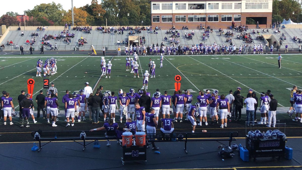 Great visit up Mount Union🔮⚔️  Thanks for having me up today, much appreciated! @vkehres @KevMcLane21 @wpialsportsnews @nolanlabuda3 @BVAFootball #MountUp #BeBetter #GodFamilyFootball