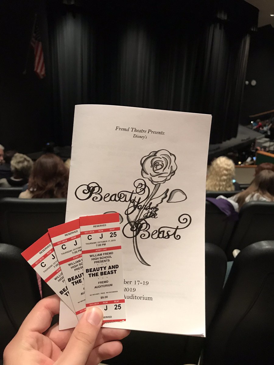BourkeEDU's tweet photo. Congratulations to @FremdDramaClub &amp; @ThatFremdTechie on a stellar production of Disney’s “Beauty and the Beast!” I’ve been talking about the transformation sequence all weekend! https://t.co/pJBTxw8GCl