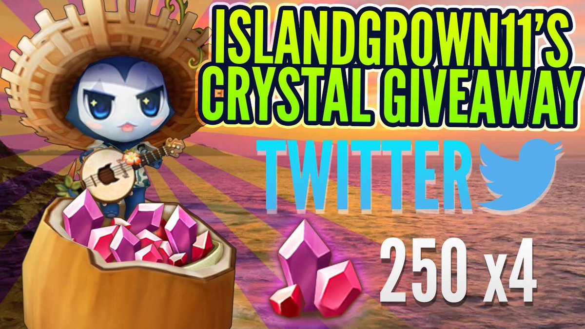 IslandGrown11's tweet photo. 1,000 Crystal Giveaway! [250 x4] 

How To Participate?
- Follow
- Retweet
- Tag a friend!

*4 LUCKY Winners selected October 21st* https://t.co/KbI4o0elUx