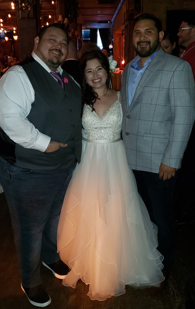 Mission represented at the Fine-Faget wedding! Wishing you the very best in life!  <a href="/MissionTXperts/">Mission TEX</a> @artcruz1999