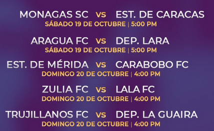 RadioTachira's tweet photo. #FutVen Esta es la #Jornada16 del #TorneoClausura2019 https://t.co/YOSjTQbcrb