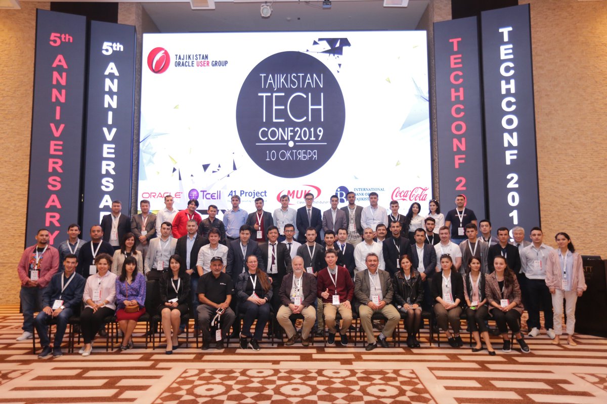CentralAsiaOUG's tweet image. #GroundbreakersTour 2019 #EMEA in Dushanbe.
@oracleugs @oracleace @groundbreakers @OracleSysDev 
Press release in russian and photos of Tajikistan TechConf 2019 are available here:
facebook.com/pg/tajoug/phot…
#tajoug #techconftj #oracle #muk #tcell #ibt #cocacola #a1project #a1loiha