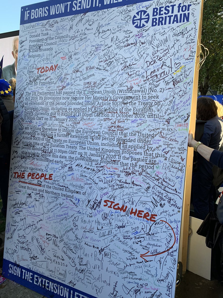 politi_cal95's tweet image. So @BorisJohnson didn’t sign the letter, but we did. @eucopresident @Europarl_EN #ExtendArticle50 #EU #Brexit