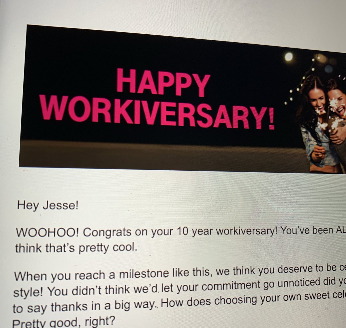 A decade with this amazing company !!!