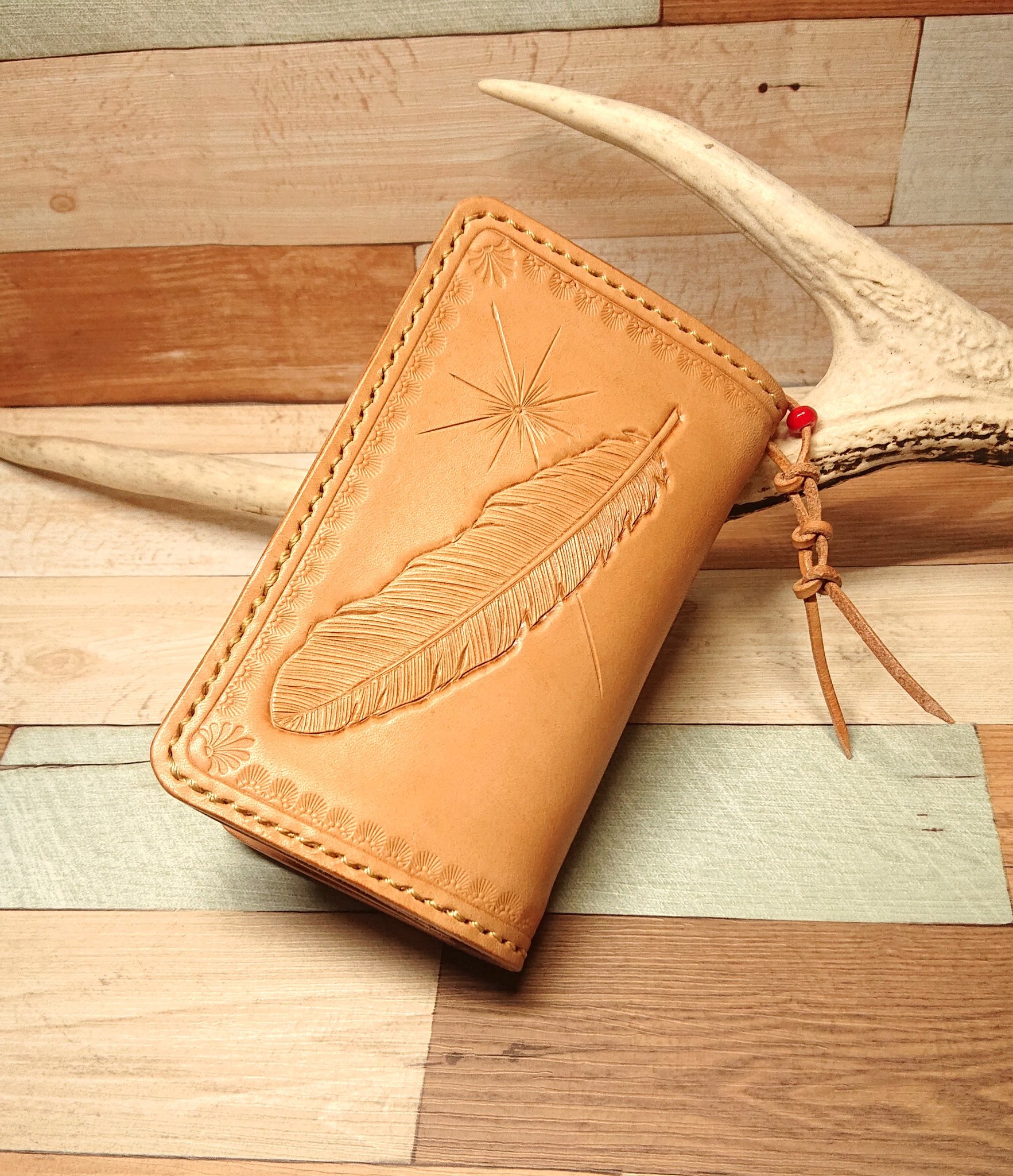 みう様オーダー レザーカービング 2点 みう様オーダー レザー