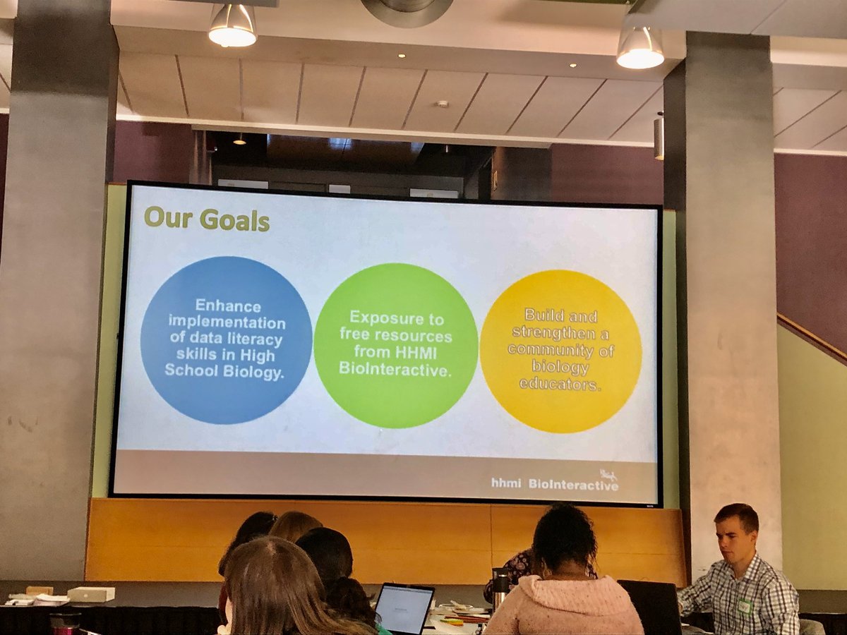 Biochemisme's tweet photo. Spent the day with some great #biology educators at #hhmibiointeractive PD working with data @stonybrooku looking forward to using these new inquiry lessons for #apbio @PatMedHS @PatMedTeachers #gopatmed #alwayslearning #scienceeducator https://t.co/RDebJ1W72u
