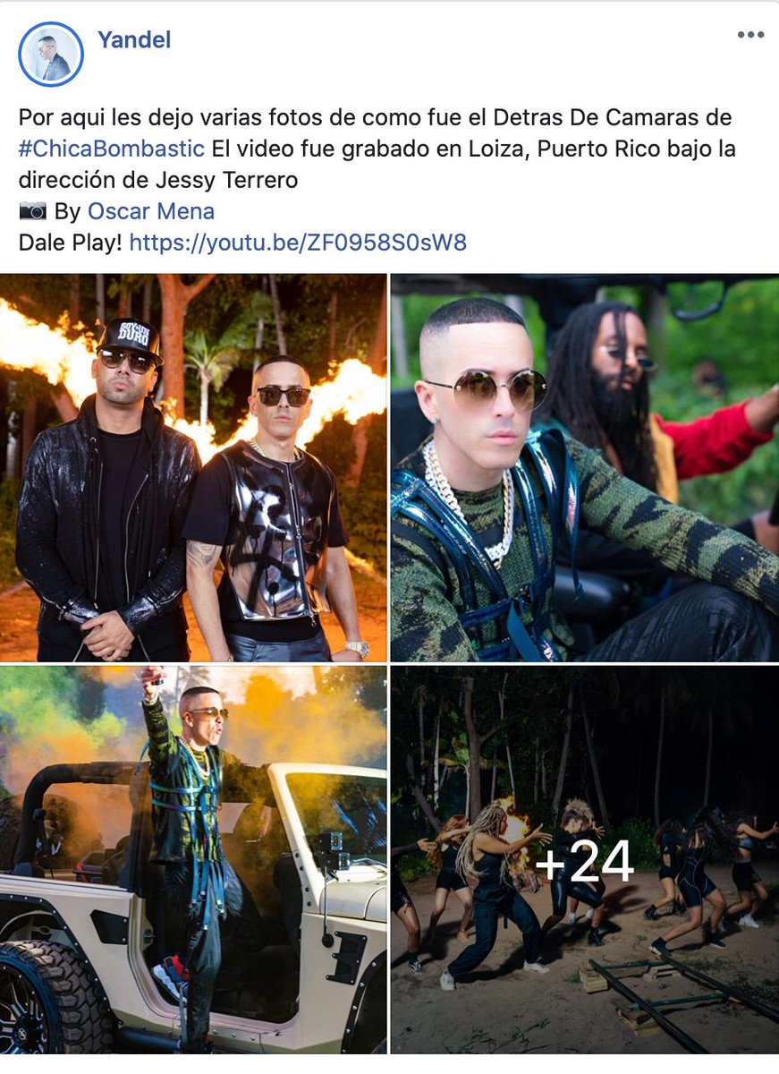 Dale para mi Facebook para que veas las fotos de "BTS" de #ChicaBombastic #Wisin #wisinYyandel #Yandel   facebook.com/YandelelOficia…