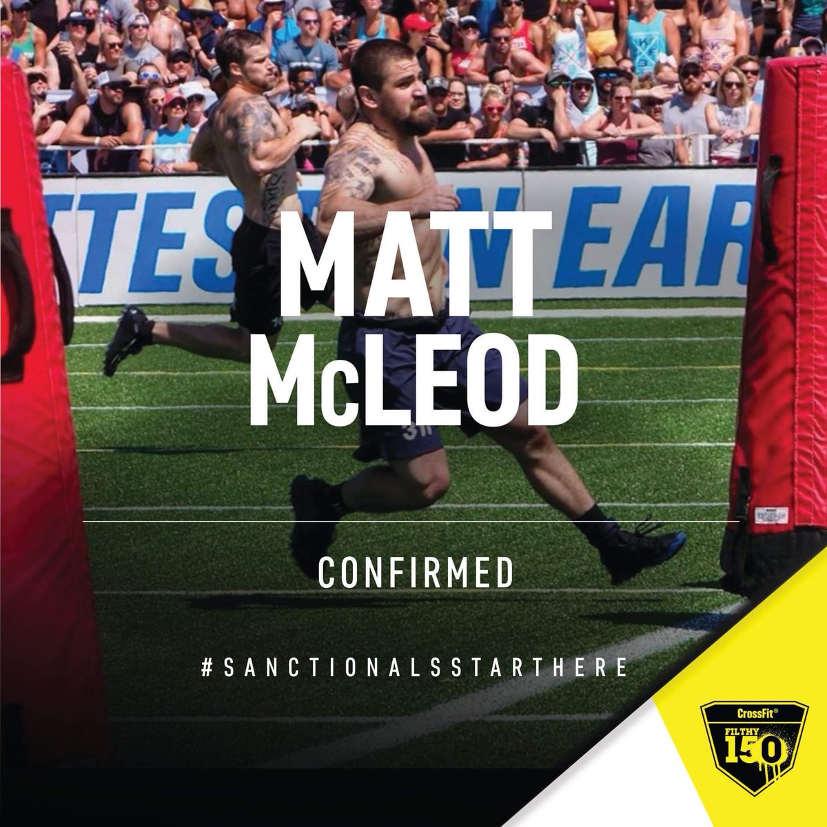 filthy150's tweet image. Matt Mcleod is confirmed!⁠
⁠
The 7th Fittest Man on Earth is coming to the @filthy150 this November.⁠

Time to get #filthyready because #sanctionalsstarthere 

@CrossFitGames 
@Reebok