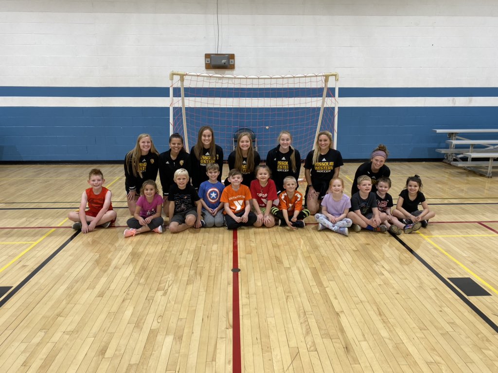 GriffonSoccer's tweet photo. Had fun putting on 2 soccer skills clinics today at the YMCA! #Griffsinthecommunity https://t.co/EcKecxBTT7
