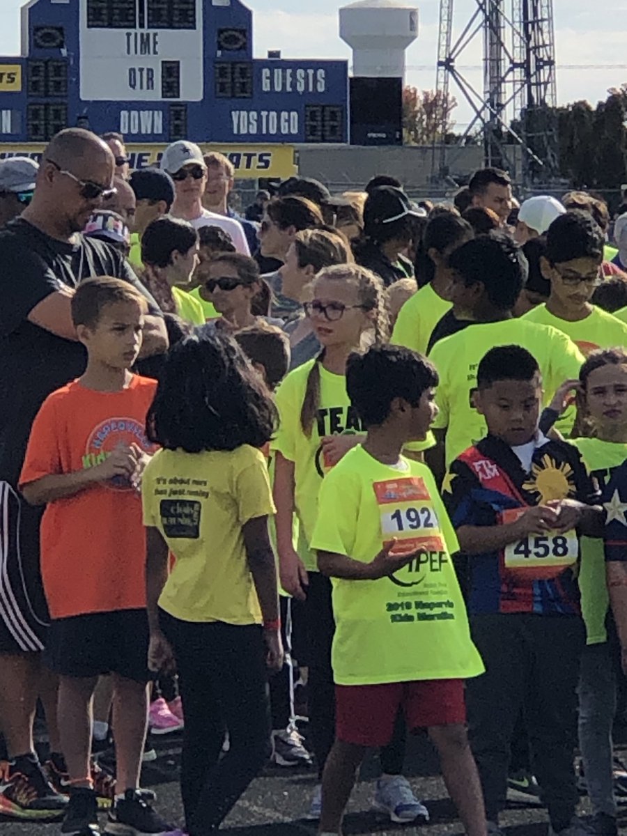 Team Owen and IPEF Kids Marathon already to start at NVHS today.  Go Owls!   We are proud of you!