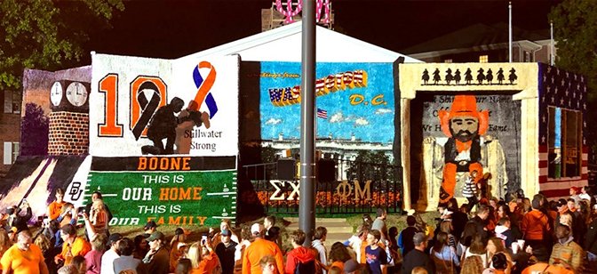 First place in the Homecoming 2019 House Decoration contest goes to…
<a href="/phimuokstate/">OkState Phi Mu</a> / <a href="/OkStateSigmaChi/">OSU Sigma Chi</a>
#okstatehc