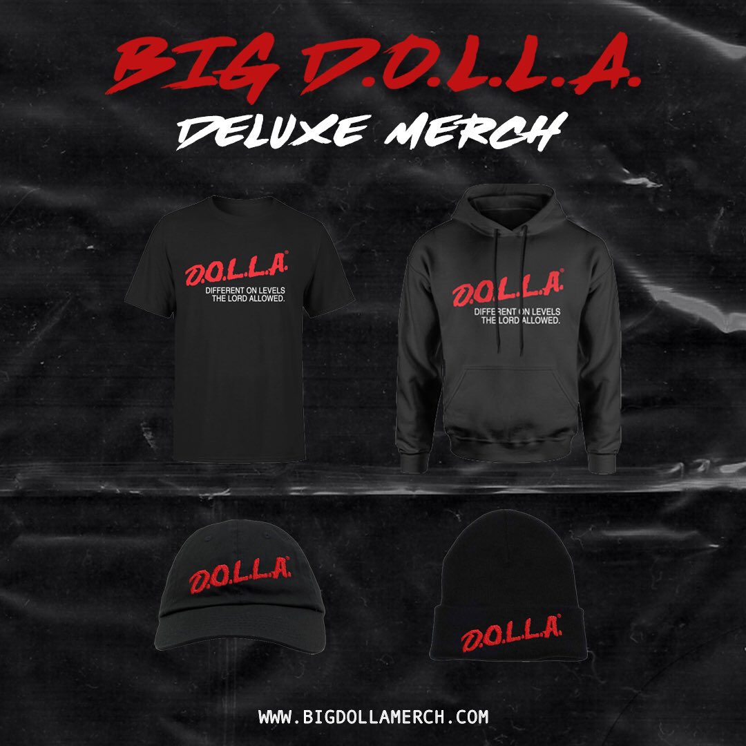 Dame_Lillard's tweet photo. New album + merch bundle for the #BigDOLLA Deluxe album drop at https://t.co/WDMvoDRgdS.
A digital download of #BigDOLLA Deluxe comes with purchase of any of these 4 times. Discounted pricing on this bundle until Friday. #DameDOLLA
Designed by @Mooyagi https://t.co/cO2gLiq09U