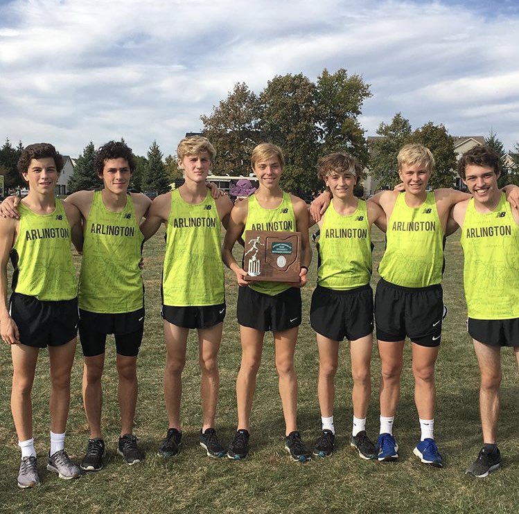 UAMensXC's tweet photo. When you only return 2 runners from last years district team and wind up being district runner up. Great work today boys. First time since the early 1990s the boys team made 3 consecutive regional meets.  @UAHSAthletics @UA_SpiritClub https://t.co/5AOB1WjztX
