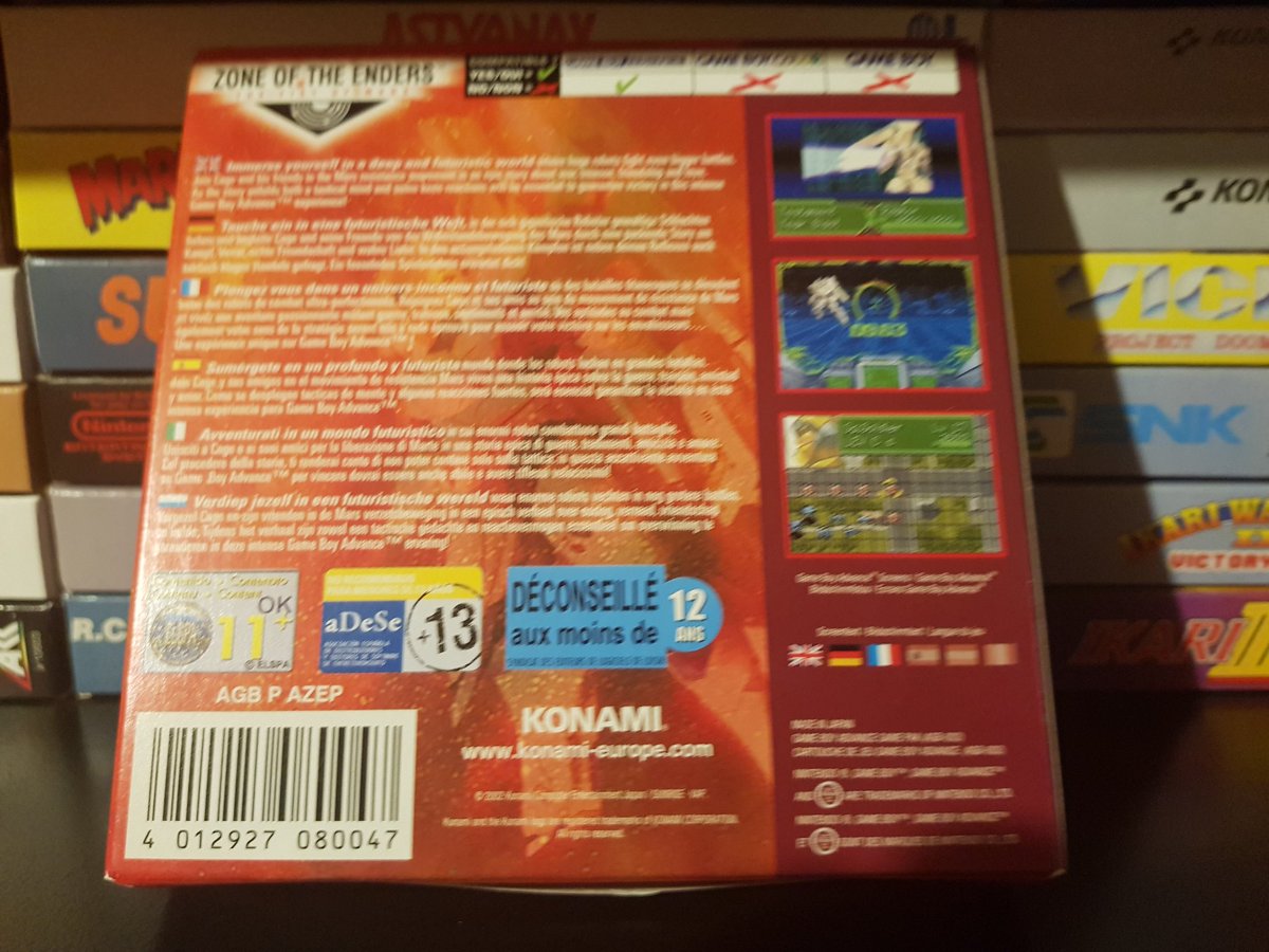Solyant1's tweet photo. Do you remember the time when #konami made really awesome #games? That time when #HIDEOKOJIMA made this #UberNice #Mech-franchiese #ZoneOfTheEnders?
Fond memories, thats for sure!
So check out the least known title of the series:
#TheFistOfMars for the #GBA
A #Strategy (!) game https://t.co/RJzvD9zpR2