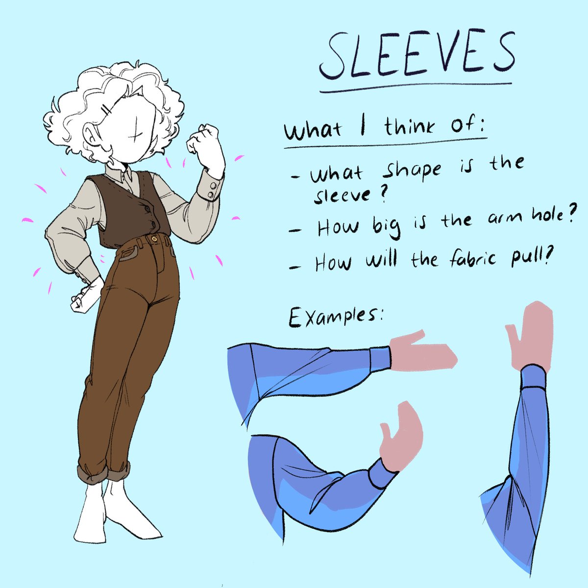🔸chrom🔸 on Twitter "How i draw sleeves!…