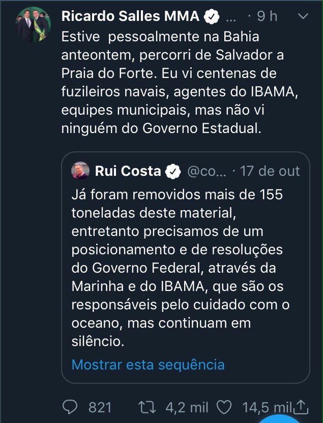 Beca_Bz's tweet image. 🔅POR ESSA O GOVERNADOR DA BAHIA NÃO ESPERAVA!

O  Gov.Rui Costa (PT) foi desmascarado no twitter pelo ministro.