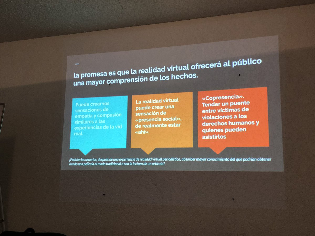 ShalmaCastillo's tweet image. Concluimos el #ForoLATAM con el Taller de Periodismo y Narrativas Inmersivas: realidad virtual y vídeos 360º