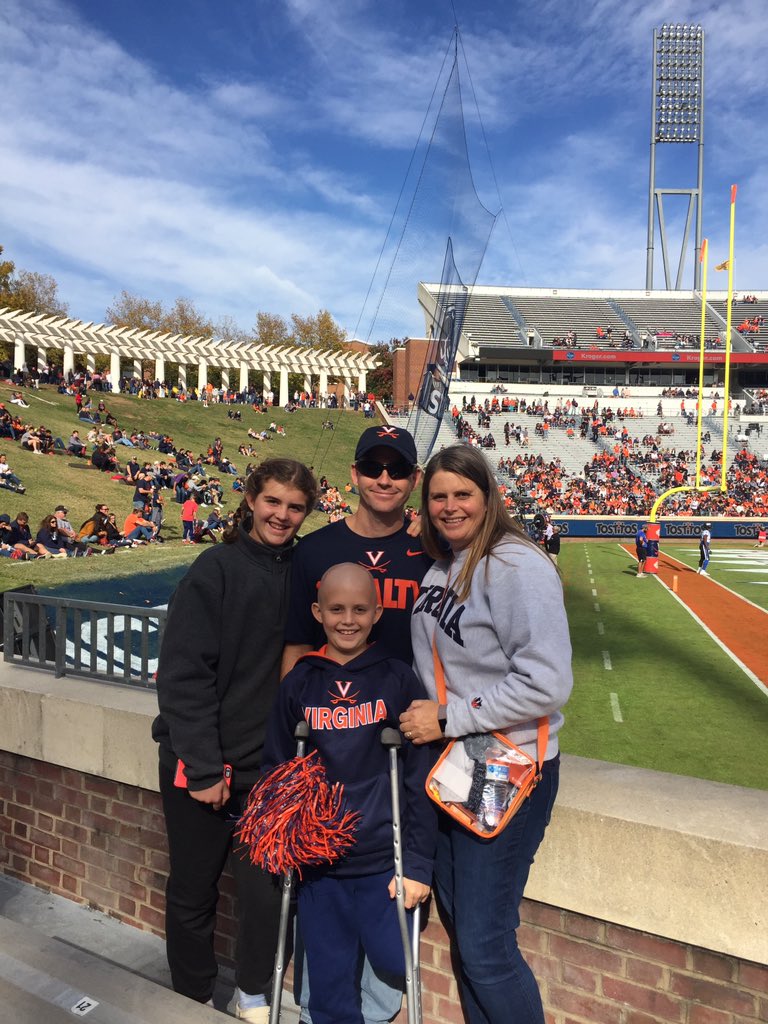 vabeachfox's tweet photo. #TeamDalton is good luck!!  Now 2-0 with D in the house! Thanks @seatsofhope and @UVAFootball @VirginiaSports for the great day.  #BeatDuke ✅ #ThursdayHero #suckitcancer https://t.co/yZEMHHCMdt