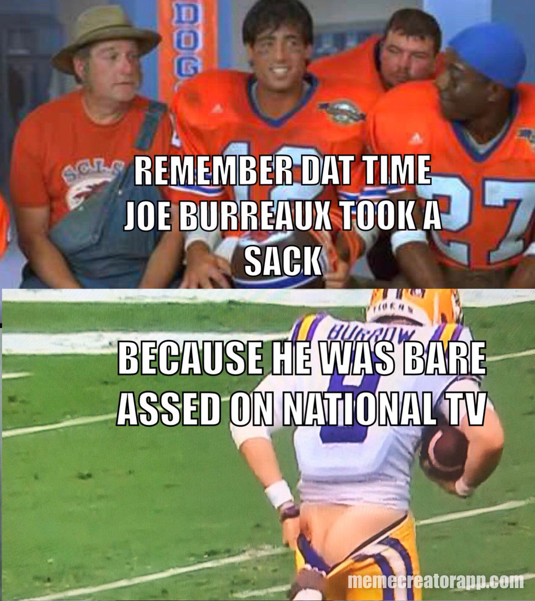 johnmattsmith's tweet image. #burrowsass #waterboy #lsu