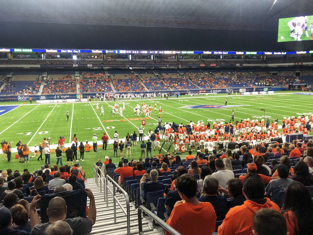 UTSA's tweet photo. End of 1st quarter π
π€πΌ #UTSA 7
π¦ Rice 3
#BirdsUp #UTSAHC19 https://t.co/URz7HMYpOa